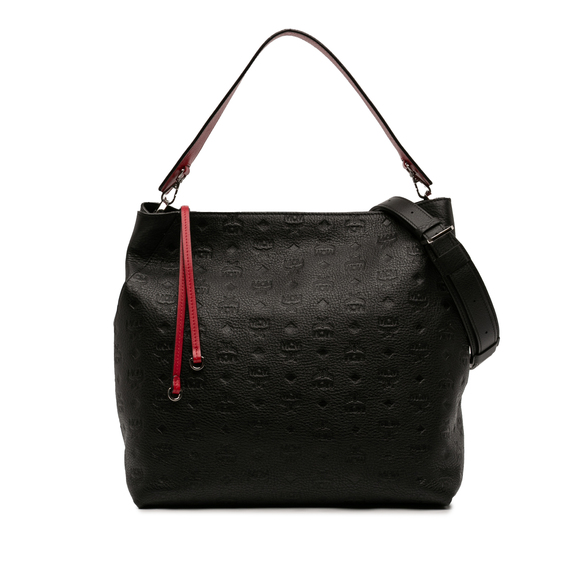 MCM Handbags - Pre-Loved MCM Large Visetos Embossed Calfskin Klara Hobo